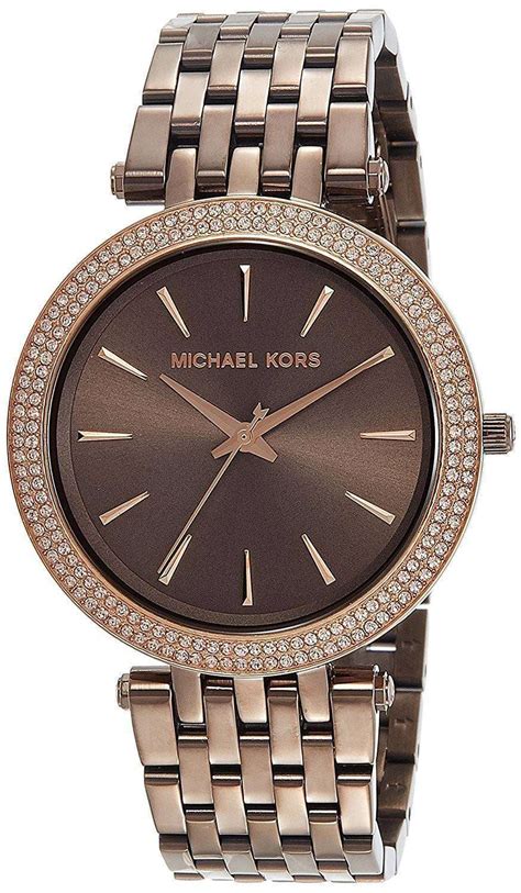 michael kors mk3416|Michael Kors Women's MK3416 Brown Steel Watch .